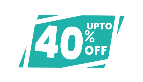 40%off on all our services ticker