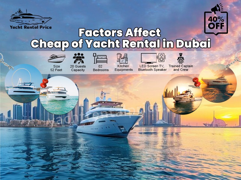 Read more about the article Factors Affect Cheap of Yacht Rental in Dubai